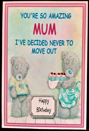 Tatty Teddy Mum Birthday or Mothers Day by Margarette Blakeborough