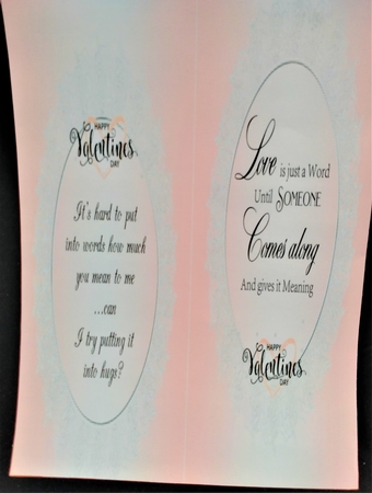 Tent Card , Beautiful Roses with Verse by Margarette Blakeborough