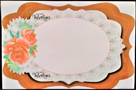 Tent Card , Beautiful Roses with Verse by Margarette Blakeborough