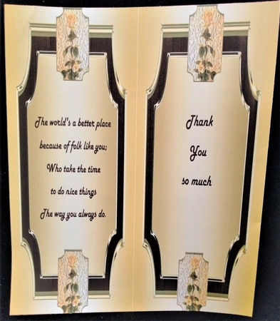Oil Paint Rose Card Fronts & Blank Insert by Margarette Blakeborough
