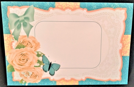 Flourish and Roses Birthday Card by Margarette Blakeborough