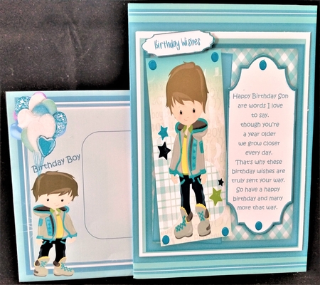Birthday Wishes Son or Brother by Margarette Blakeborough