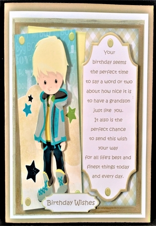 Birthday Wishes Grandson or Friend by Margarette Blakeborough