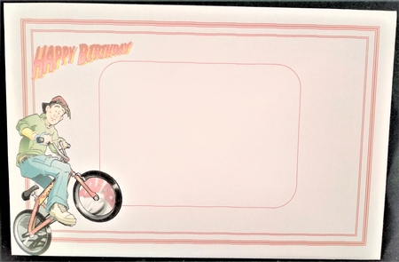 BMX Dude Red by Margarette Blakeborough