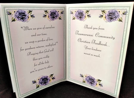 A5 Purple Tulips Mini Kit by Margarette Blakeborough