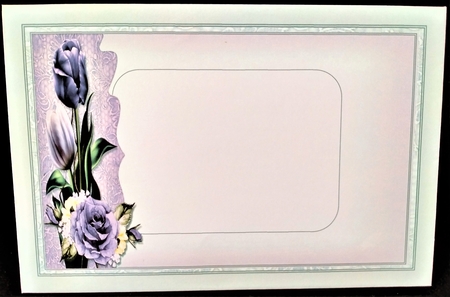 A5 Purple Tulips Mini Kit by Margarette Blakeborough