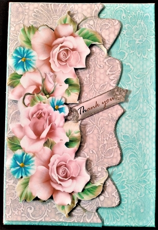 A5 Cool Roses  Mini Kit by Margarette Blakeborough