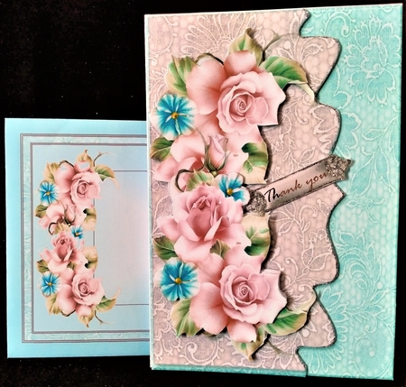 A5 Cool Roses  Mini Kit by Margarette Blakeborough
