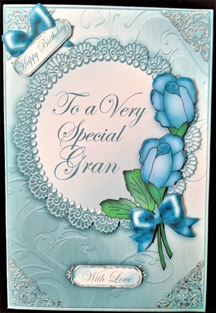 To a Very Special Gran - A5 Quick Card with 3d Decoupage by Margarette Blakeborough