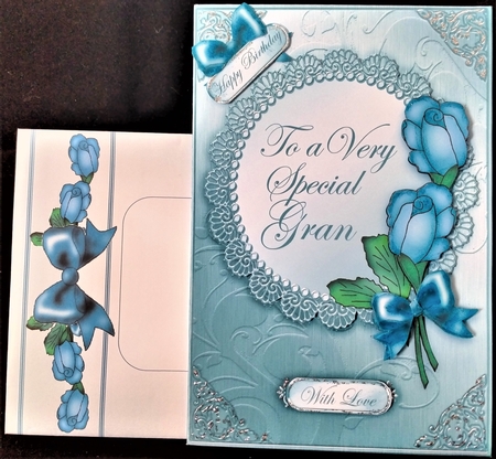 To a Very Special Gran - A5 Quick Card with 3d Decoupage by Margarette Blakeborough
