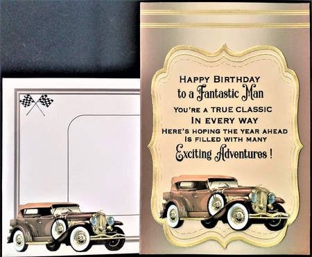 4 Classic car toppers by Margarette Blakeborough