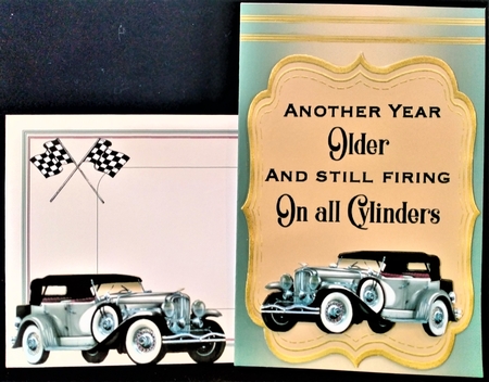 4 Classic car toppers by Margarette Blakeborough