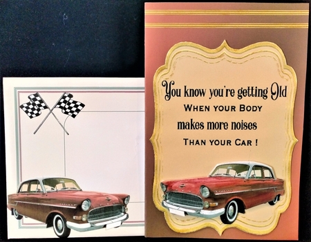4 Classic car toppers by Margarette Blakeborough
