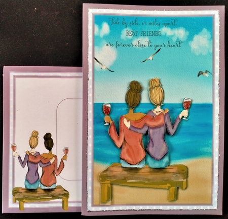 BEST FRIENDS QUICK CARD by Margarette Blakeborough