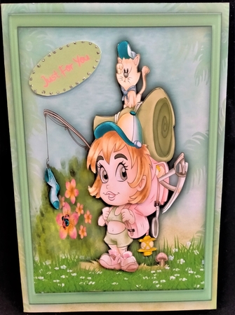 8x8 Mini Kit ,Lets Go Fishing  by Margarette Blakeborough