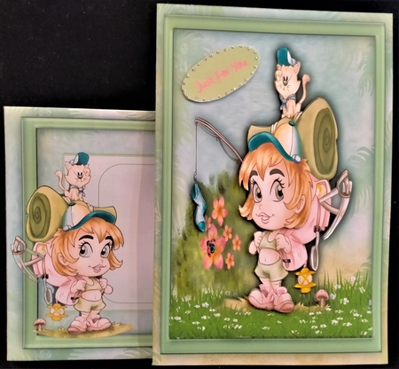 8x8 Mini Kit ,Lets Go Fishing  by Margarette Blakeborough
