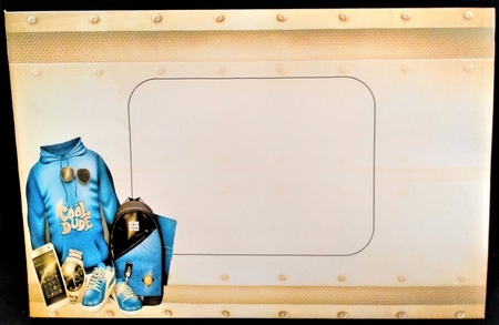 Male Jeans Print Card For All Occasions Mini Kit  by Margarette Blakeborough