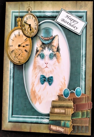 6x6 The Dapper Cat Bumper kit by Margarette Blakeborough