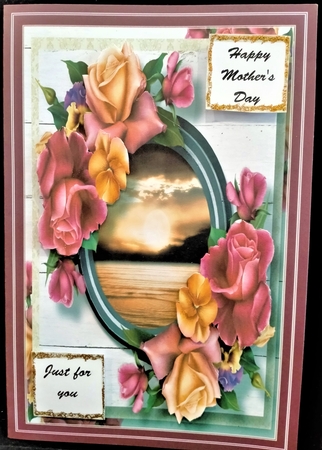 Through The Porthole 1 8x8 by Margarette Blakeborough