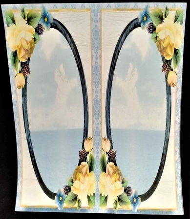 Through The Porthole 6 8x8 by Margarette Blakeborough