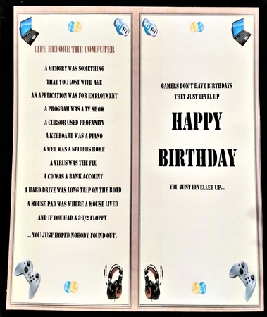 Retro Gaming A5 Poster - Im A Gamer by Margarette Blakeborough