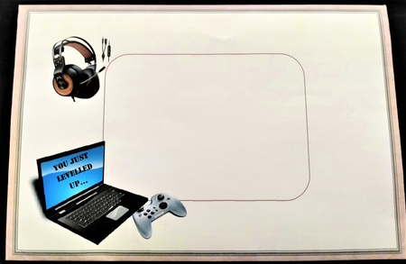 Retro Gaming A5 Poster - Im A Gamer by Margarette Blakeborough