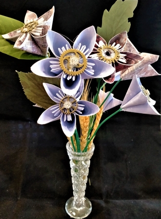 Luscious Lilies Scrapbooking Paper Set by Margarette Blakeborough