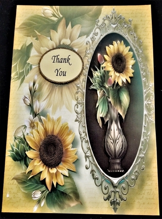 The Framed Sunflower by Margarette Blakeborough