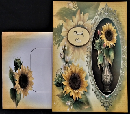 The Framed Sunflower by Margarette Blakeborough
