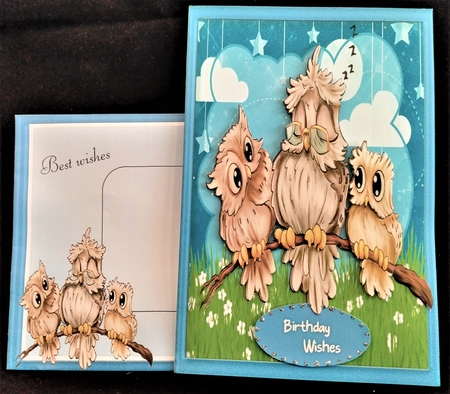 8X8 Mini Kit, Rest, Shes An Old Bird by Margarette Blakeborough