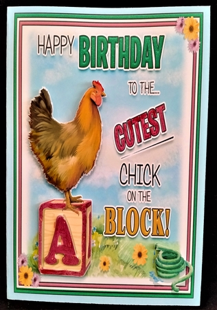 Cutest Chick On The Block! 7x7 by Margarette Blakeborough