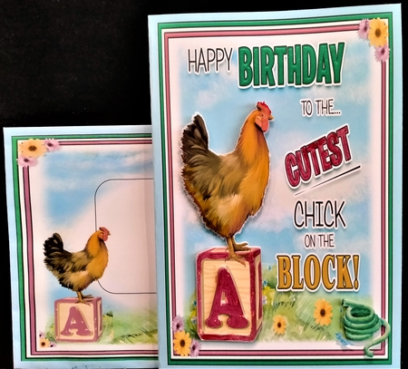 Cutest Chick On The Block! 7x7 by Margarette Blakeborough