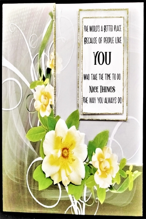 Yellow Floral Various Occasions by Margarette Blakeborough