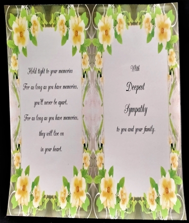 Yellow Floral Various Occasions by Margarette Blakeborough