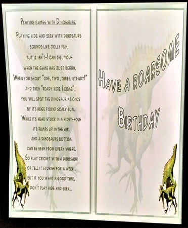 dinos and the caveman by Margarette Blakeborough