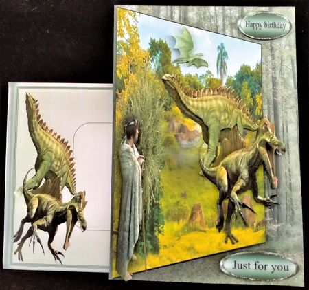 dinos and the caveman by Margarette Blakeborough