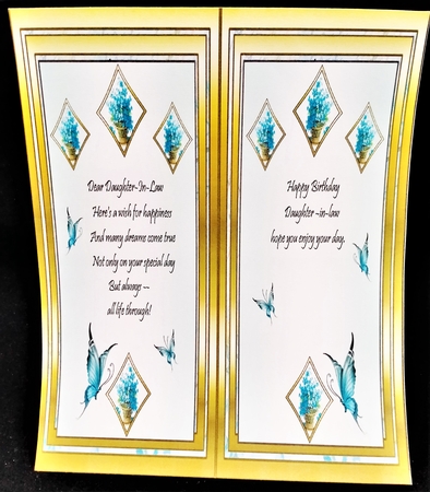 Two squares Forget-me-nots HB by Margarette Blakeborough