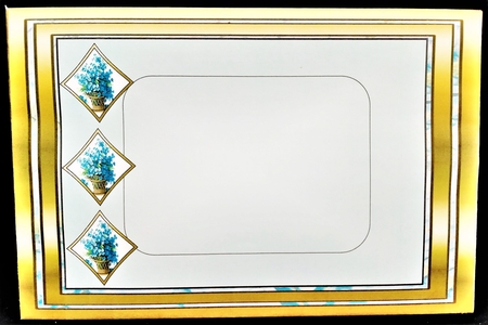 Two squares Forget-me-nots HB by Margarette Blakeborough