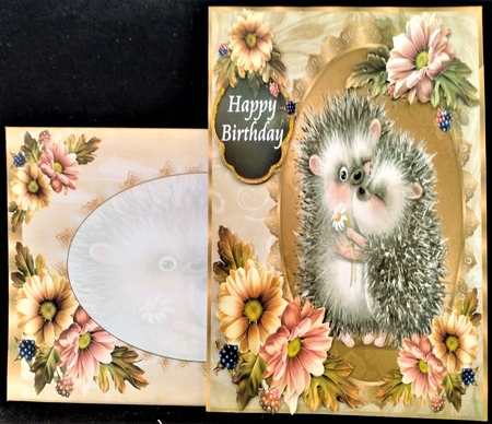 Happy Birthday Little Hedgehog Mini Kit by Margarette Blakeborough