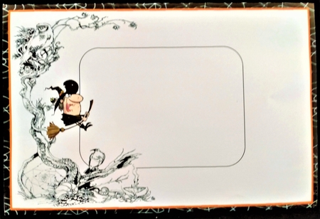 Flying with the big girls Halloween by Margarette Blakeborough