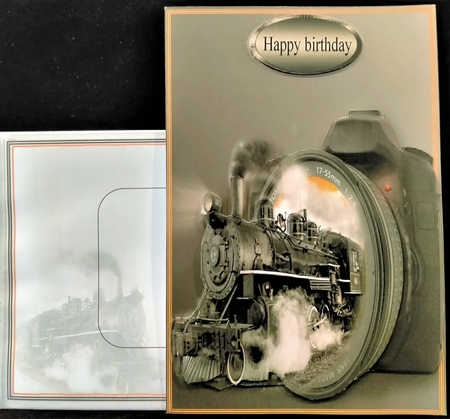 train out of a camera by Margarette Blakeborough