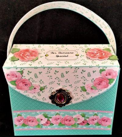 Rose Garden Purse Gift Box by Margarette Blakeborough