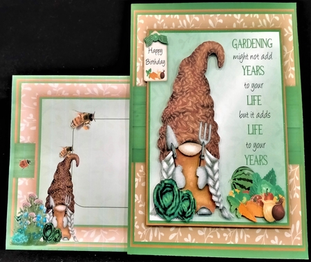 Female Gardening Gnome Mini Kit by Margarette Blakeborough