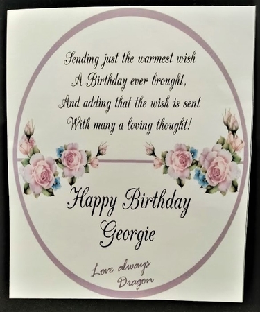 BEAUTIFUL BEE rocker card by Margarette Blakeborough