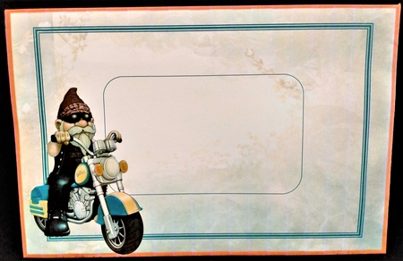 Retirement 7 - 7x5 inch topper with decoupage by Margarette Blakeborough