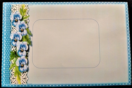 Beautiful Spring Pansys  7x7  by Margarette Blakeborough