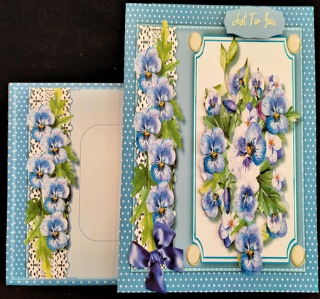 Beautiful Spring Pansys  7x7  by Margarette Blakeborough