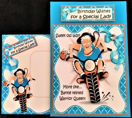 8x8 The warrior Queen mini kit by Margarette Blakeborough