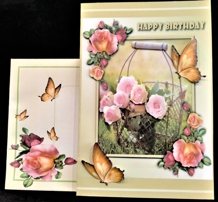 Roses in Basket Topper by Margarette Blakeborough