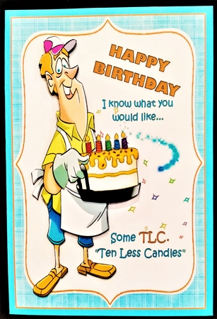 Ten less candles birthday by Margarette Blakeborough